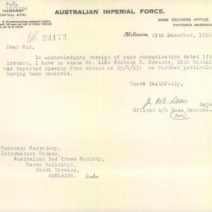 Soldier packet page