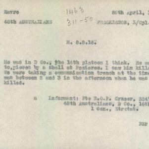 Soldier packet page