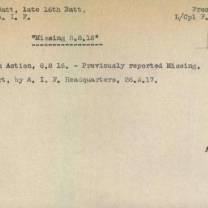 Soldier packet page