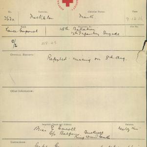 Soldier packet page