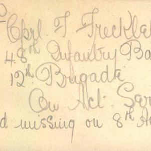 Soldier packet page