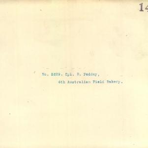 Soldier packet page