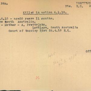 Soldier packet page