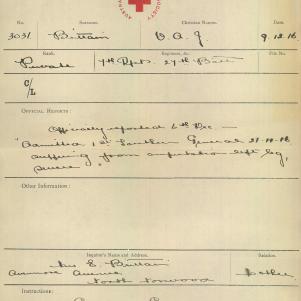Soldier packet page