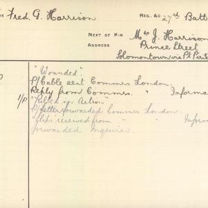Soldier packet page
