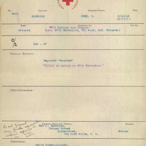 Soldier packet page
