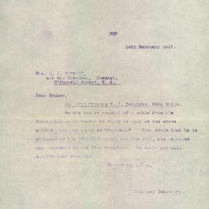 Soldier packet page