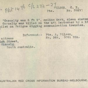 Soldier packet page
