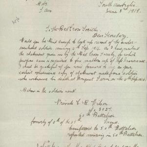 Soldier packet page