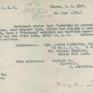 Soldier packet page