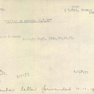 Soldier packet page