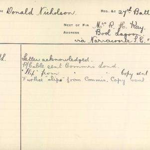 Soldier packet page
