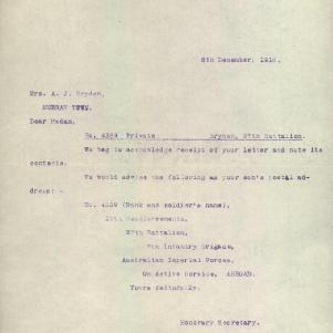 Soldier packet page