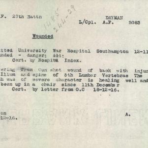 Soldier packet page
