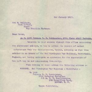 Soldier packet page