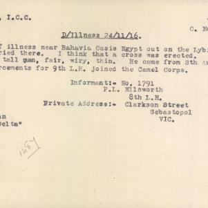 Soldier packet page