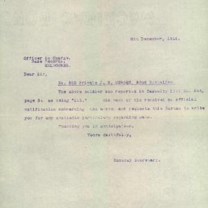 Soldier packet page