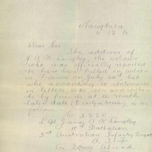 Soldier packet page