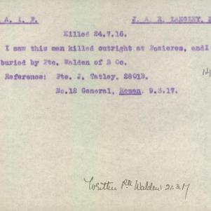 Soldier packet page