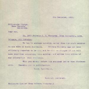 Soldier packet page