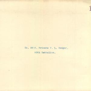 Soldier packet page