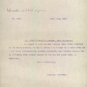 Soldier packet page