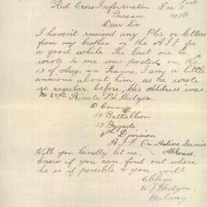 Soldier packet page