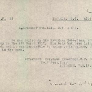 Soldier packet page
