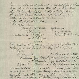 Soldier packet page