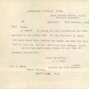 Soldier packet page