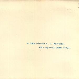 Soldier packet page