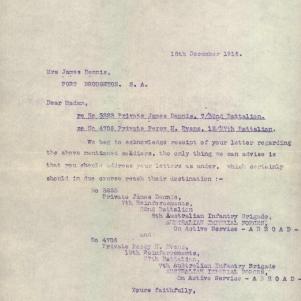 Soldier packet page