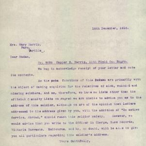 Soldier packet page