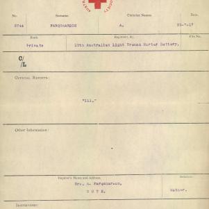 Soldier packet page