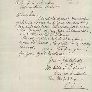 Soldier packet page