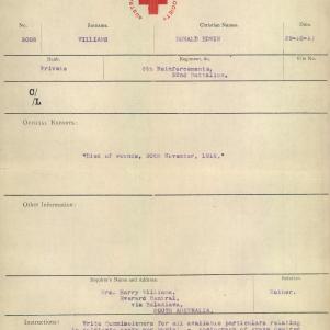 Soldier packet page