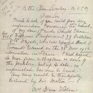 Soldier packet page