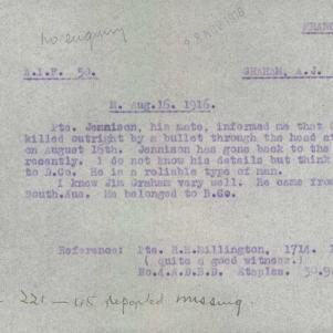 Soldier packet page