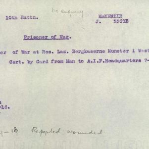 Soldier packet page