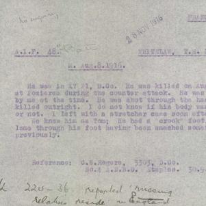 Soldier packet page
