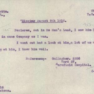 Soldier packet page