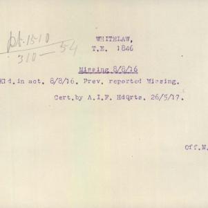 Soldier packet page