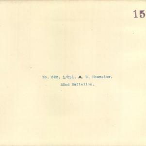 Soldier packet page