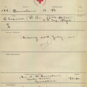 Soldier packet page
