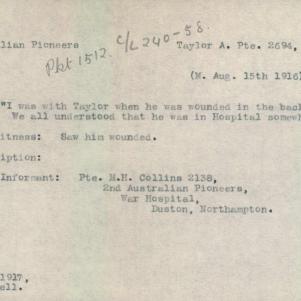 Soldier packet page
