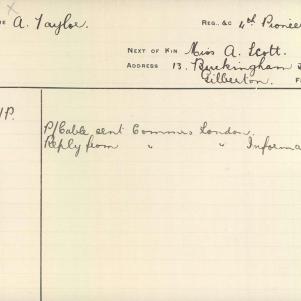 Soldier packet page