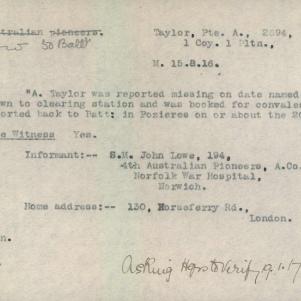 Soldier packet page