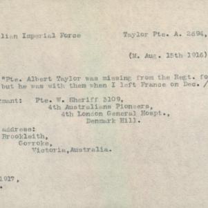 Soldier packet page