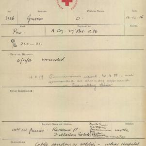 Soldier packet page