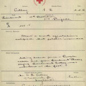 Soldier packet page